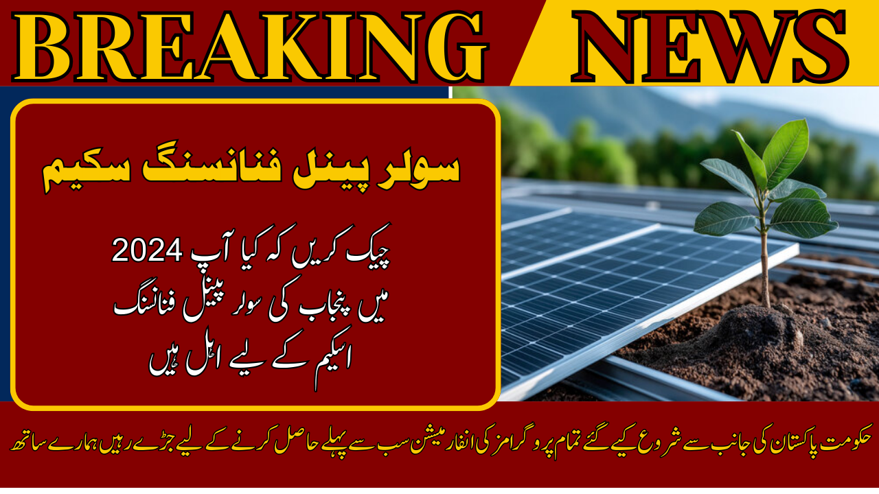 Solar Panel Financing Scheme