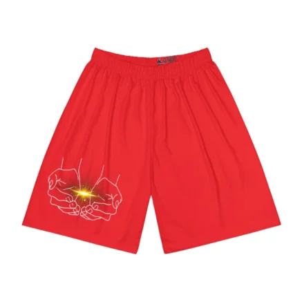 Red GGH Shorts (AOP)