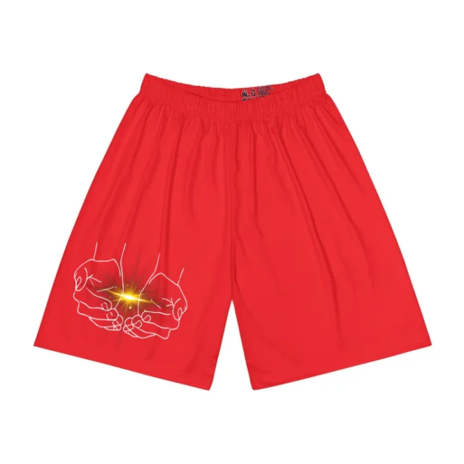 Red GGH Shorts (AOP)