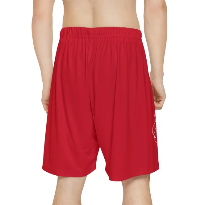 Dark Red GGH Shorts (AOP) - Image 5