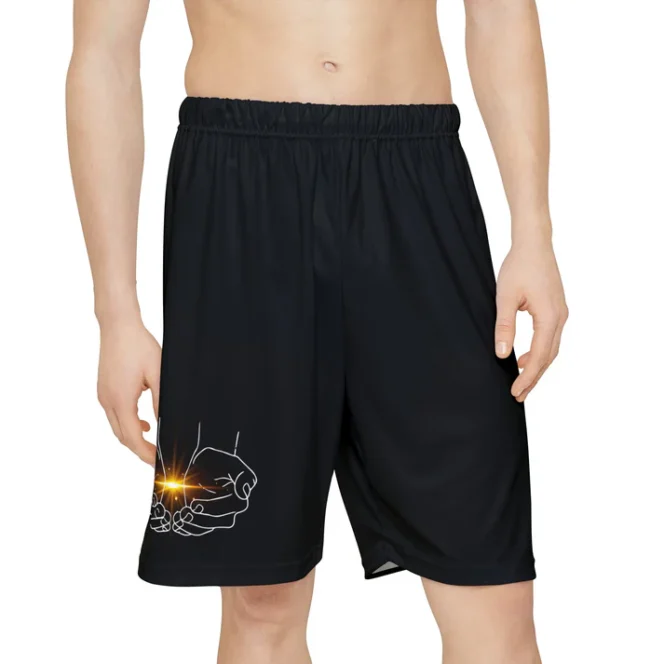 Black GGH Shorts (AOP) - Image 4
