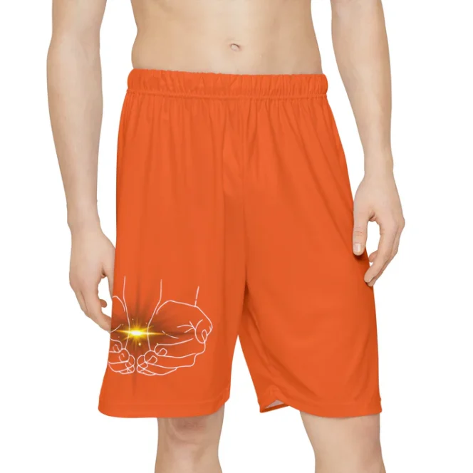 Orange GGH Shorts (AOP) - Image 4